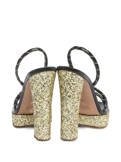 Pre-owned Marc Jacobs Vintage  140mm Glitter-embellished Platform Sandals