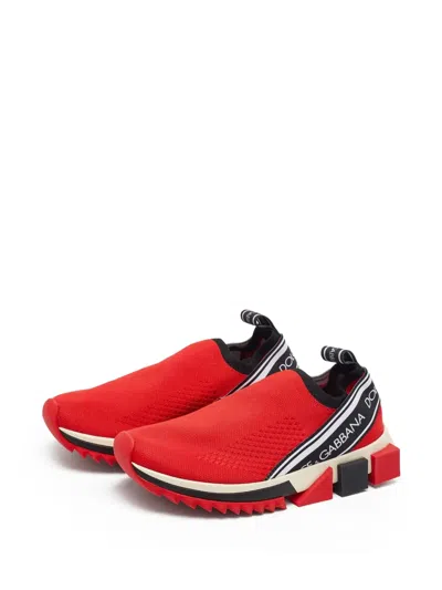 Pre-owned Dolce & Gabbana Chunky Sole Slip-on Sneakers
