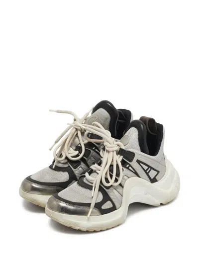 Pre-owned Louis Vuitton Chunky Sole Lace-up Sneakers