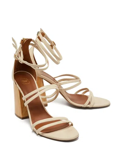 Pre-owned Malone Souliers  100mm Leather Sandals