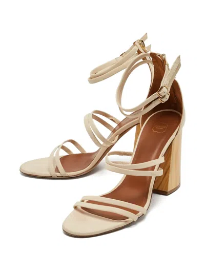 Pre-owned Malone Souliers  100mm Leather Sandals