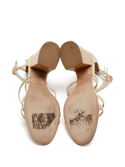 Pre-owned Malone Souliers  100mm Leather Sandals