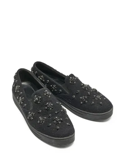 Pre-owned Prada Crystal-embellished Sneakers