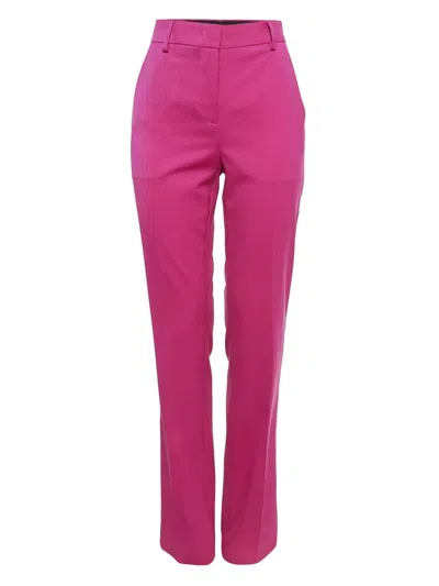 Pre-owned Moschino Wool-blend Trousers