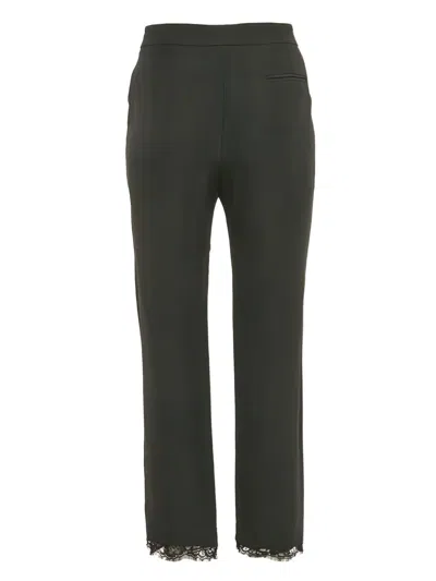 Pre-owned Alexander Mcqueen Lace-trim Trousers