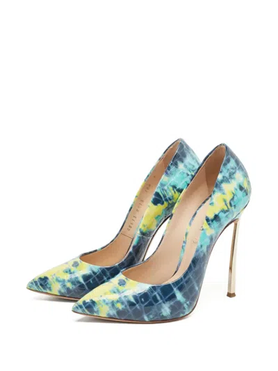 Pre-owned Casadei Vintage  130mm Snakeskin-print Pumps