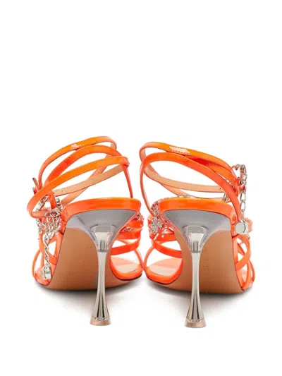 Pre-owned Mach&mach 90mm Leather Sandals