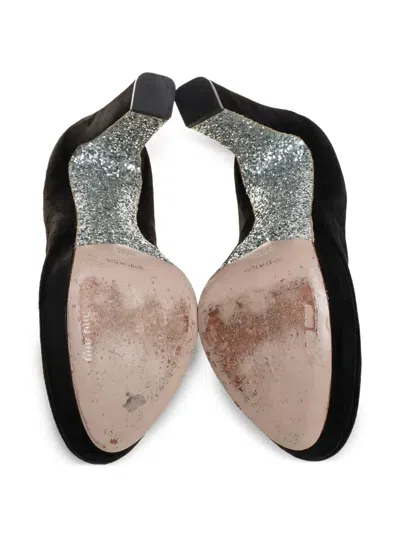 Pre-owned Miu Miu 140mm Suede Pumps
