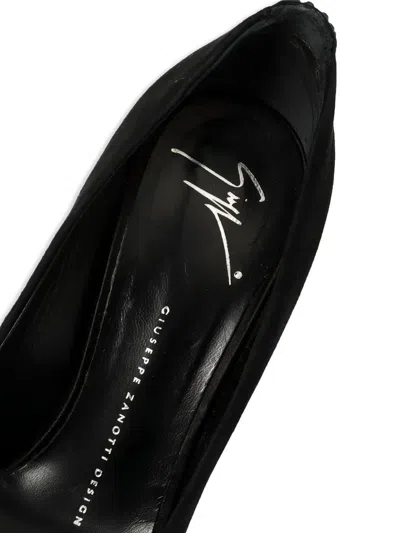 Pre-owned Giuseppe Zanotti Vintage  105mm Spike-stud Sandals In Black