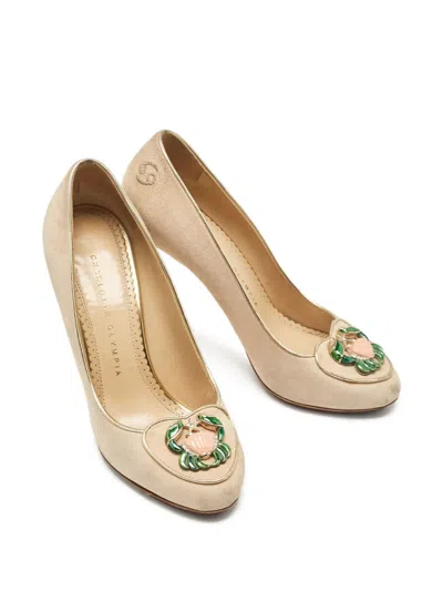 Pre-owned Charlotte Olympia  110mm Embellished Stiletto Pumps