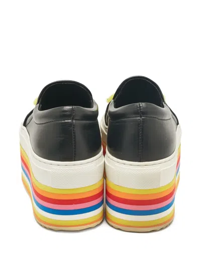 Pre-owned Joshua Sanders  Smile Platform Slip-on Sneakers