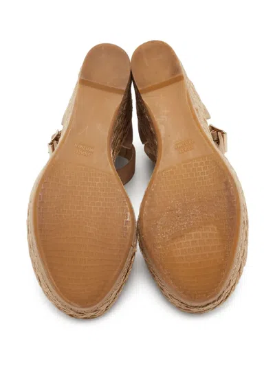 Pre-owned Stuart Weitzman  120mm Wedge Espadrilles