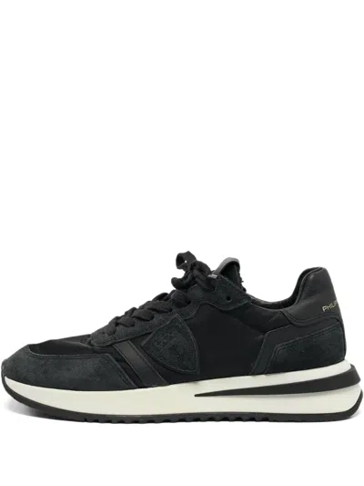 Pre-owned Philippe Model  Tropez 2.1 Suede Panelled Sneakers