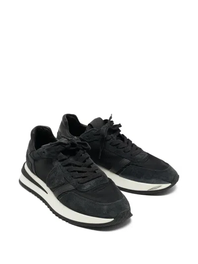 Pre-owned Philippe Model  Tropez 2.1 Suede Panelled Sneakers
