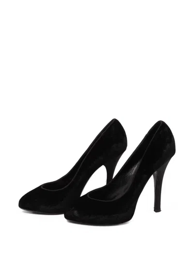 Pre-owned Dolce & Gabbana 125mm Suede Heeled Pumps