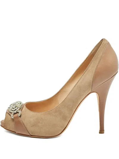 Pre-owned Giuseppe Zanotti Vintage  Peep-toe Pumps