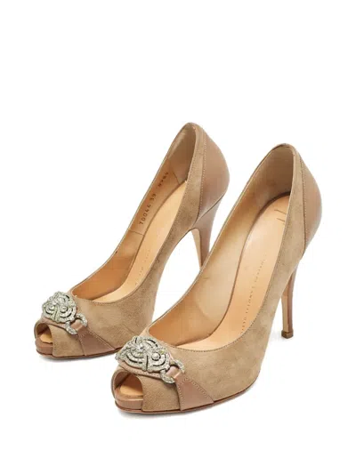 Pre-owned Giuseppe Zanotti Vintage  Peep-toe Pumps