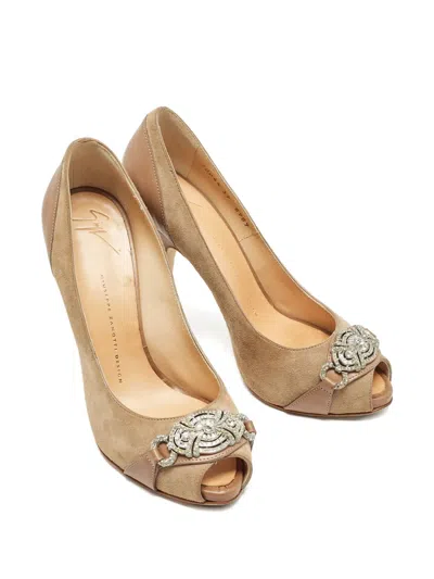 Pre-owned Giuseppe Zanotti Vintage  Peep-toe Pumps