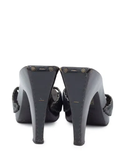 Pre-owned Saint Laurent 130mm Leather Sandals