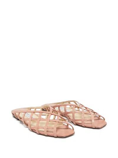 Pre-owned Jimmy Choo Sai Flat Sandals
