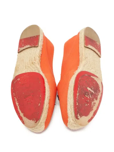 Pre-owned Christian Louboutin Canvas Espadrilles
