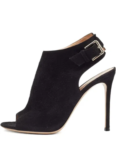 Pre-owned Gianvito Rossi  105mm Peep-toe Ankle Boots