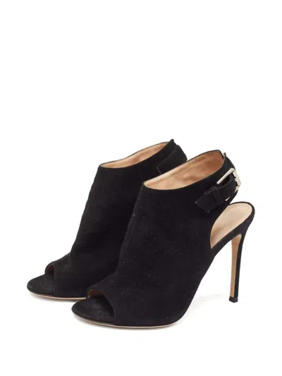 Pre-owned Gianvito Rossi  105mm Peep-toe Ankle Boots