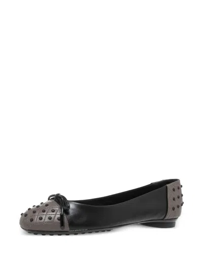 Pre-owned Tod's Vintage  Studded Ballerina Flats