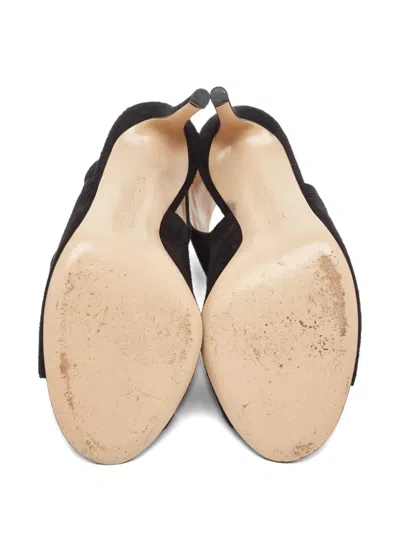 Pre-owned Gianvito Rossi  105mm Peep-toe Ankle Boots