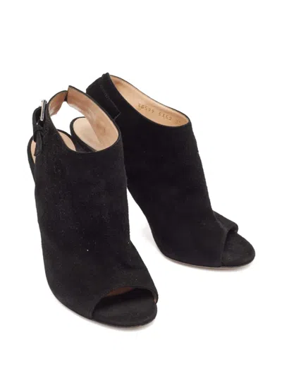 Pre-owned Gianvito Rossi  105mm Peep-toe Ankle Boots