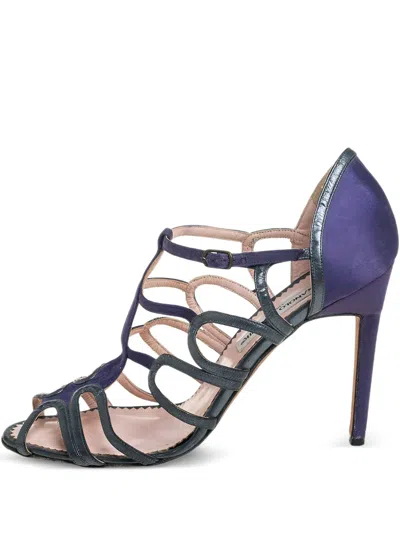 Pre-owned Manolo Blahnik  110mm Cut-out Pumps