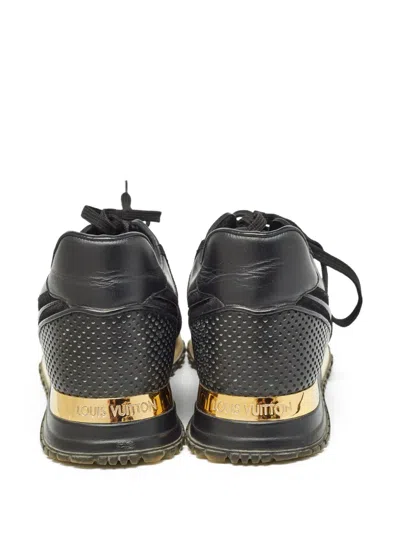 Pre-owned Louis Vuitton Perforated Leather Running Shoes
