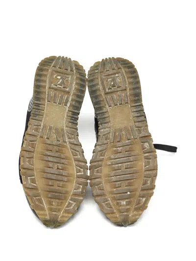 Pre-owned Louis Vuitton Perforated Leather Running Shoes