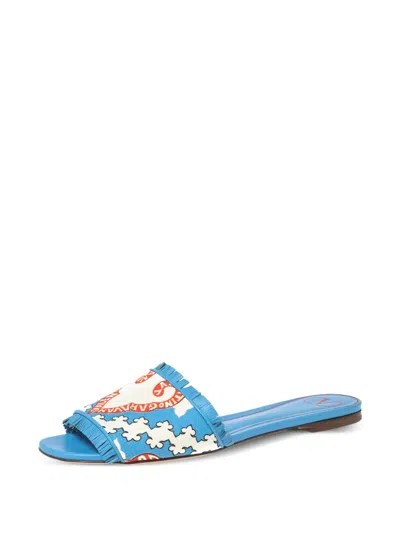 Pre-owned Valentino Garavani Leather Slides
