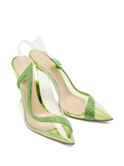 Pre-owned Gianvito Rossi 110mm Pointed-toe Heeled Pumps