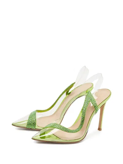 Pre-owned Gianvito Rossi 110mm Pointed-toe Heeled Pumps