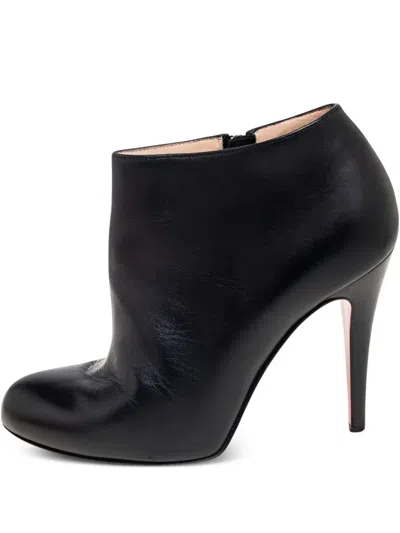 Pre-owned Christian Louboutin 100mm Belle Ankle Boots