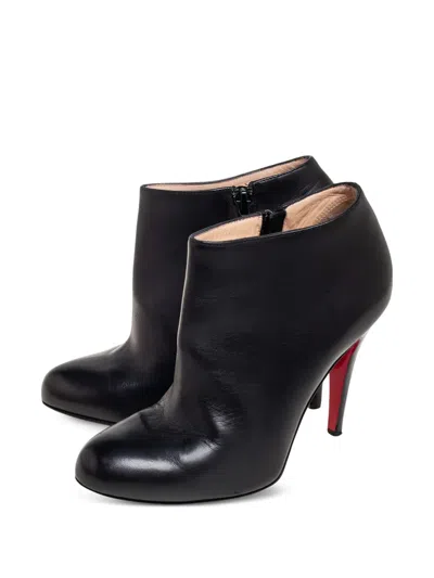 Pre-owned Christian Louboutin 100mm Belle Ankle Boots