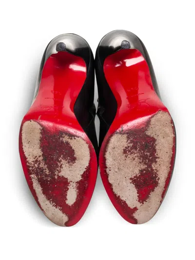 Pre-owned Christian Louboutin 100mm Belle Ankle Boots