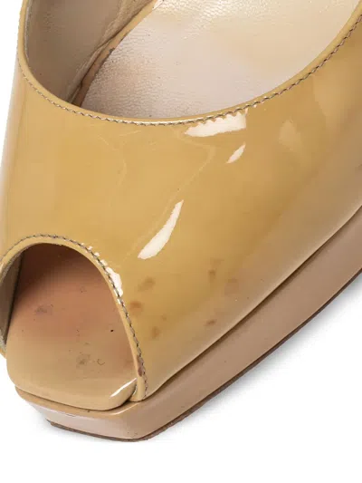 Pre-owned Jimmy Choo 115mm Patent-leather Sandals