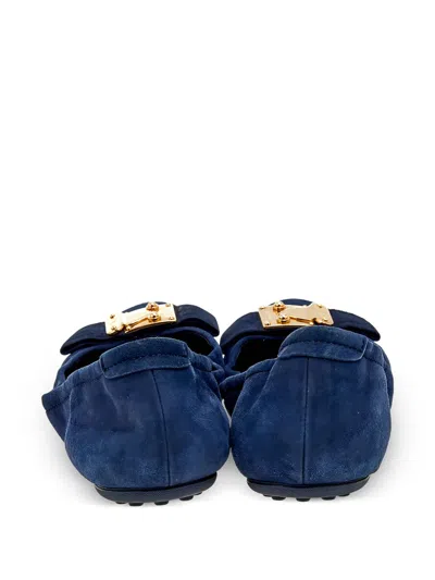 Pre-owned Louis Vuitton Suede Ballet Flats