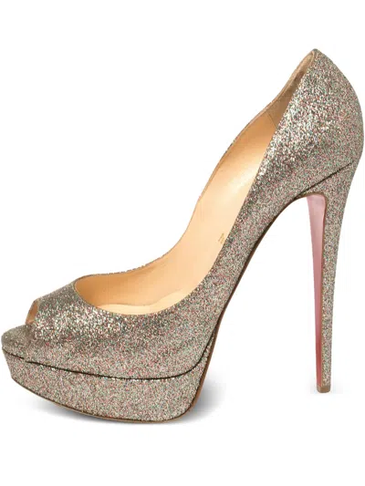 Pre-owned Christian Louboutin 150mm Lady Peep Pumps