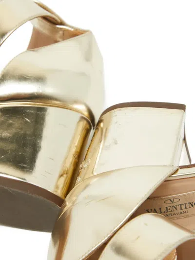 Pre-owned Valentino Garavani 60mm Metallic Sandals