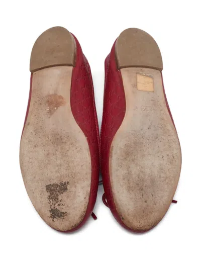 Pre-owned Gucci Microssima Ballet Flats