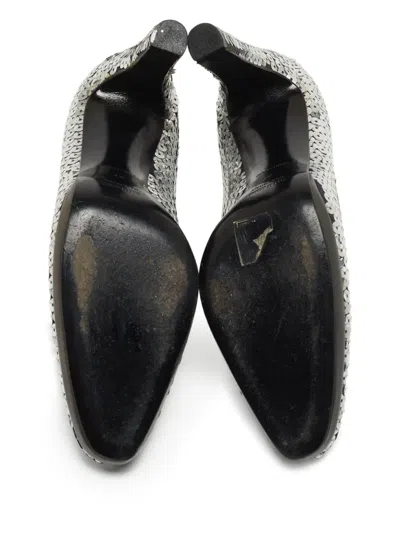Pre-owned Miu Miu 110mm Sequin-embellished Pumps