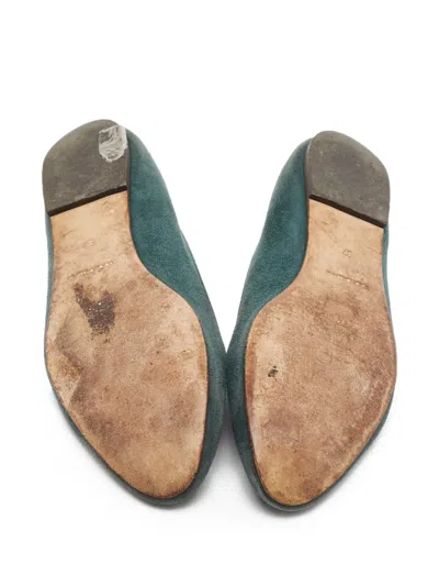 Pre-owned Dolce & Gabbana Crystal-embellished Ballet Flats