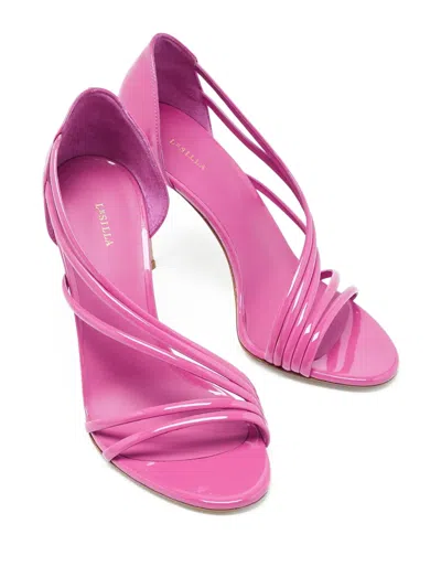 Pre-owned Le Silla Cross-strap Heeled Sandals