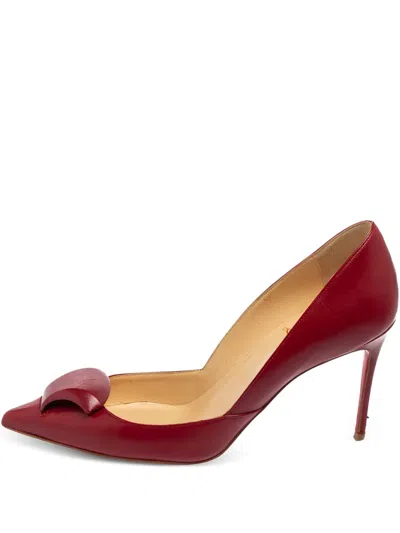 Pre-owned Christian Louboutin 80mm Leather Pumps