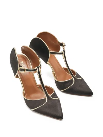 Pre-owned Malone Souliers  110mm Imogen T-bar High-heel Pumps
