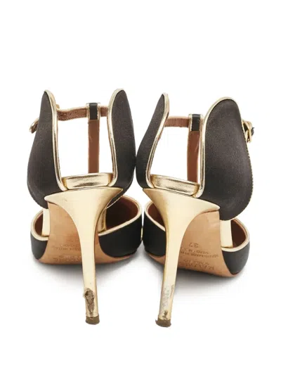 Pre-owned Malone Souliers  110mm Imogen T-bar High-heel Pumps